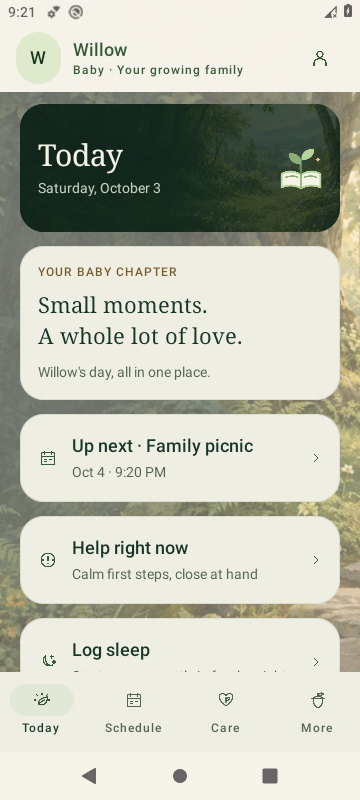 Actual SproutBook 3.7 Today with a private custom background image